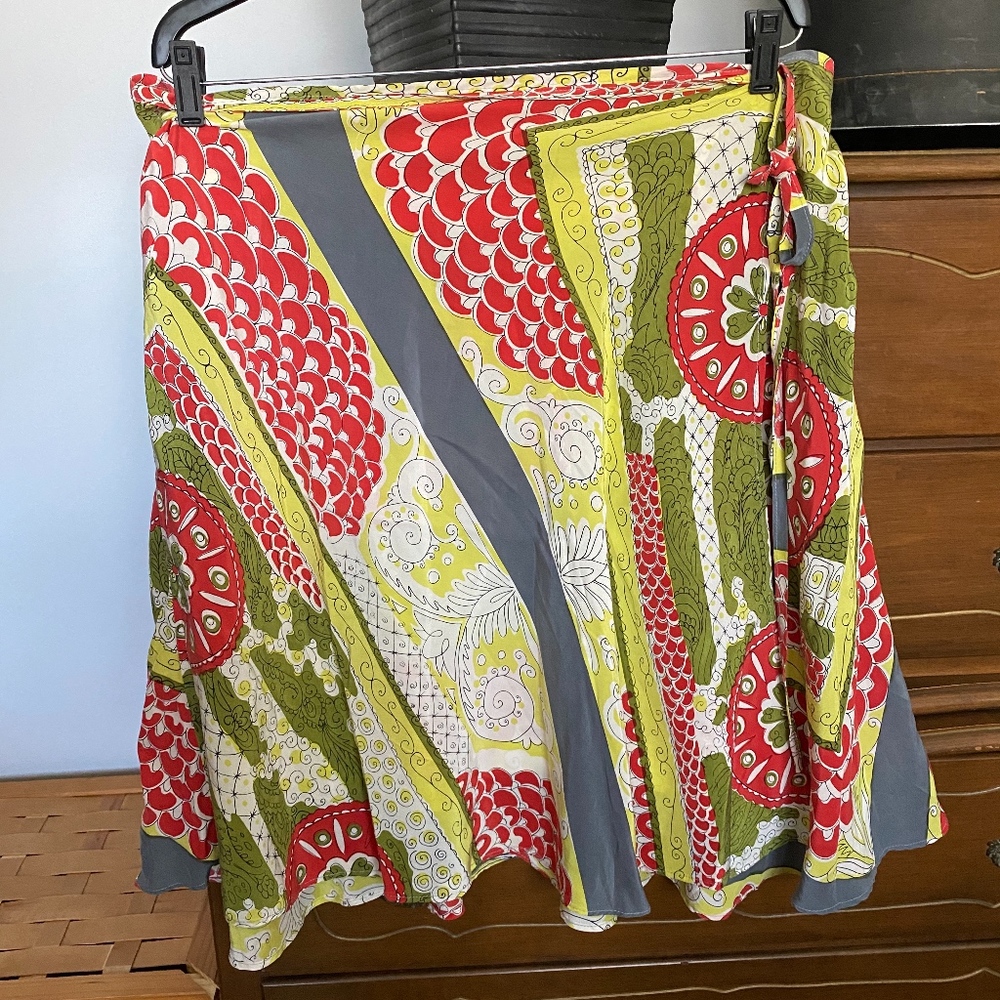 Silk Wrap Skirt